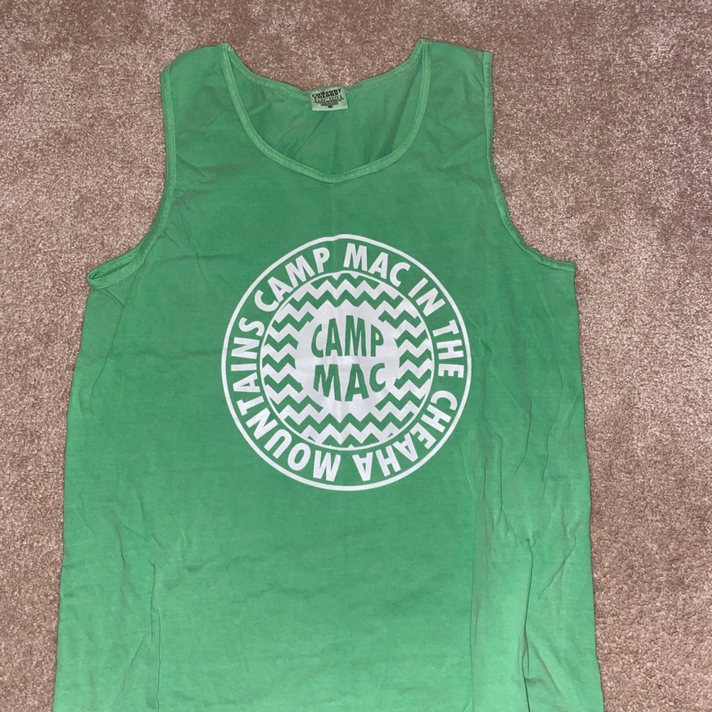 Green Comfort Colors Tank Top